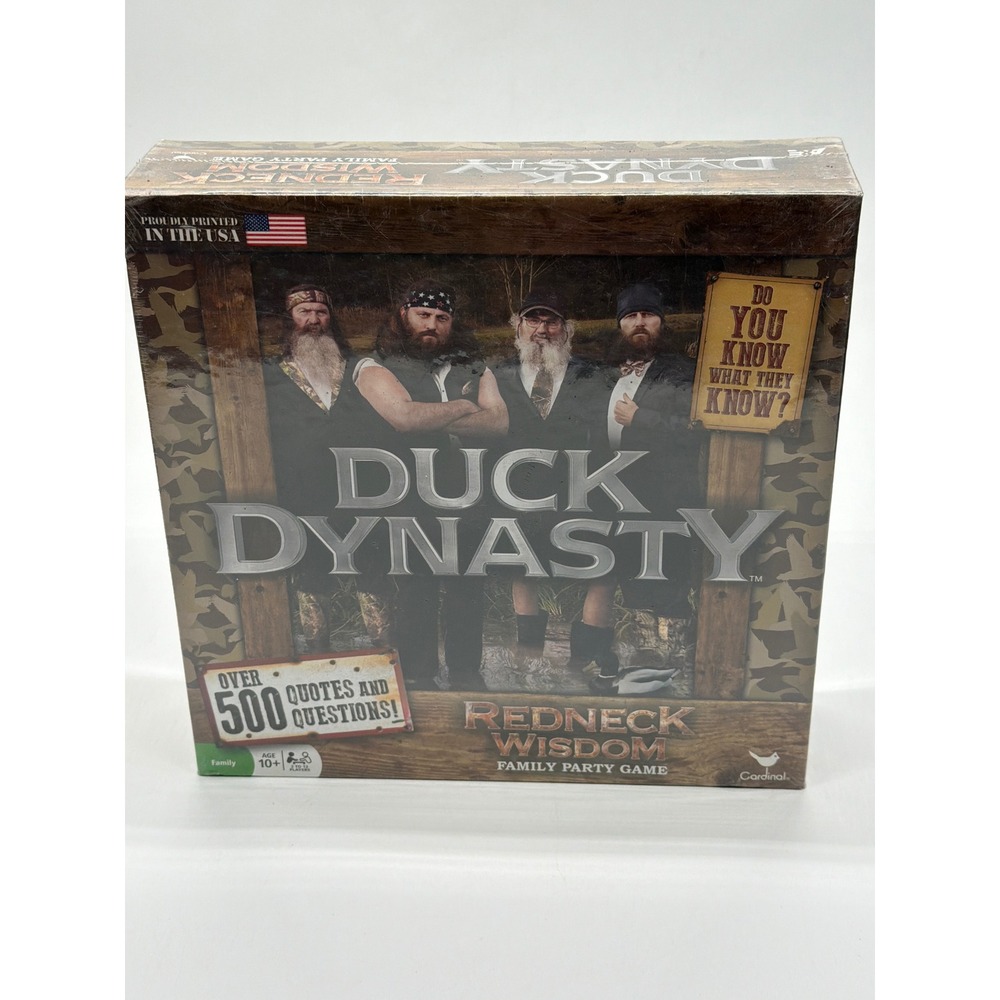 Duck Dynasty Redneck Wisdom Family Party Board Game Cardinal New Sealed